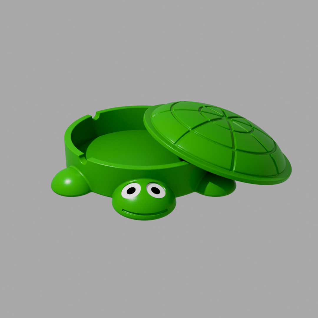 Turtle Ashtray 3D files